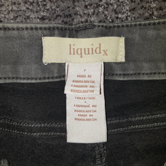 Liquid X Dark Green Jean's Size 7 - Picture 4 of 6